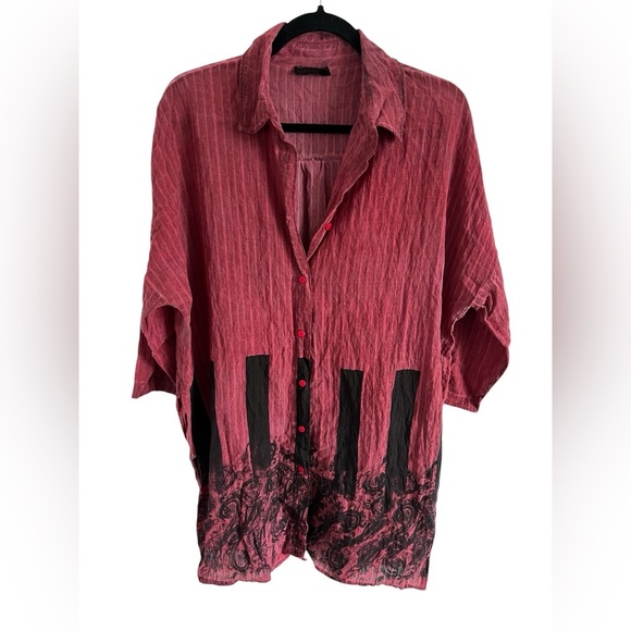 LUUKAA Printed Blouse, size 10 - Picture 1 of 8